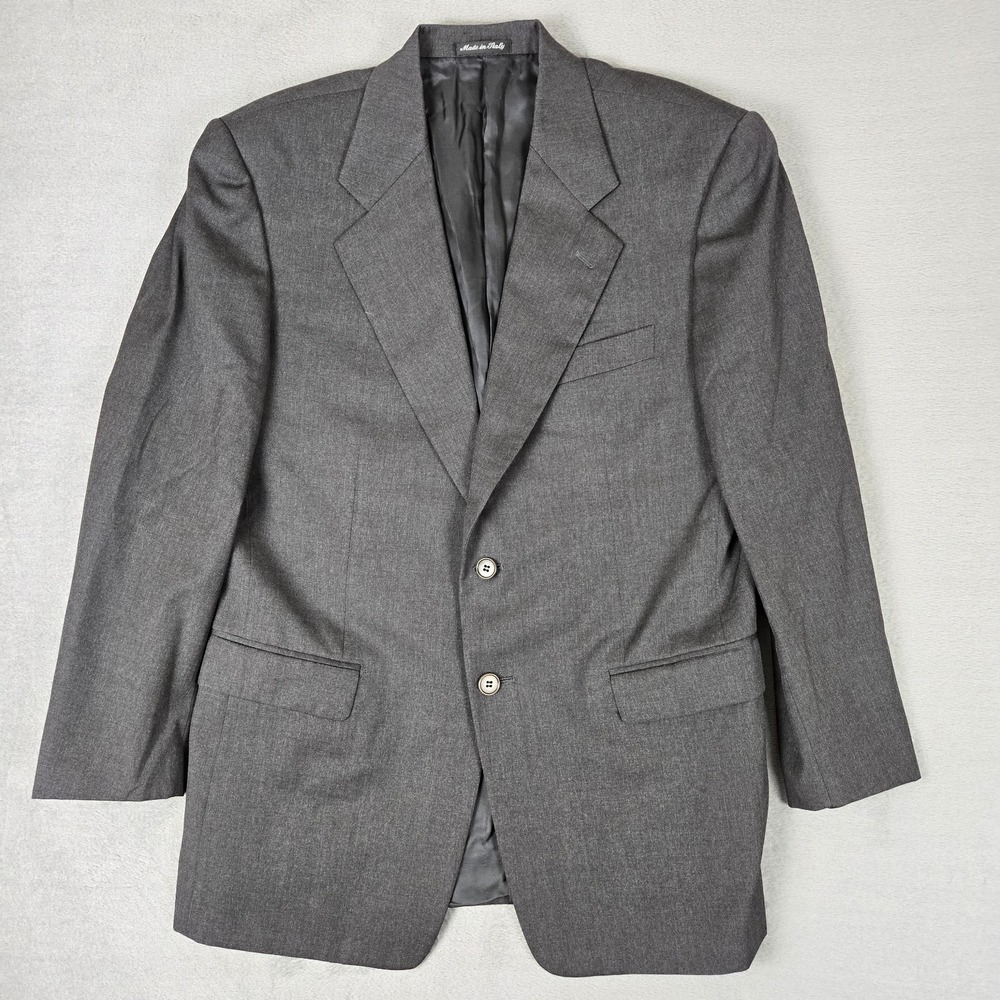 Pal Zileri Loro Piana Blazer Mens 42 Gray Jacket Winter Tasmanian‎ Super 120s